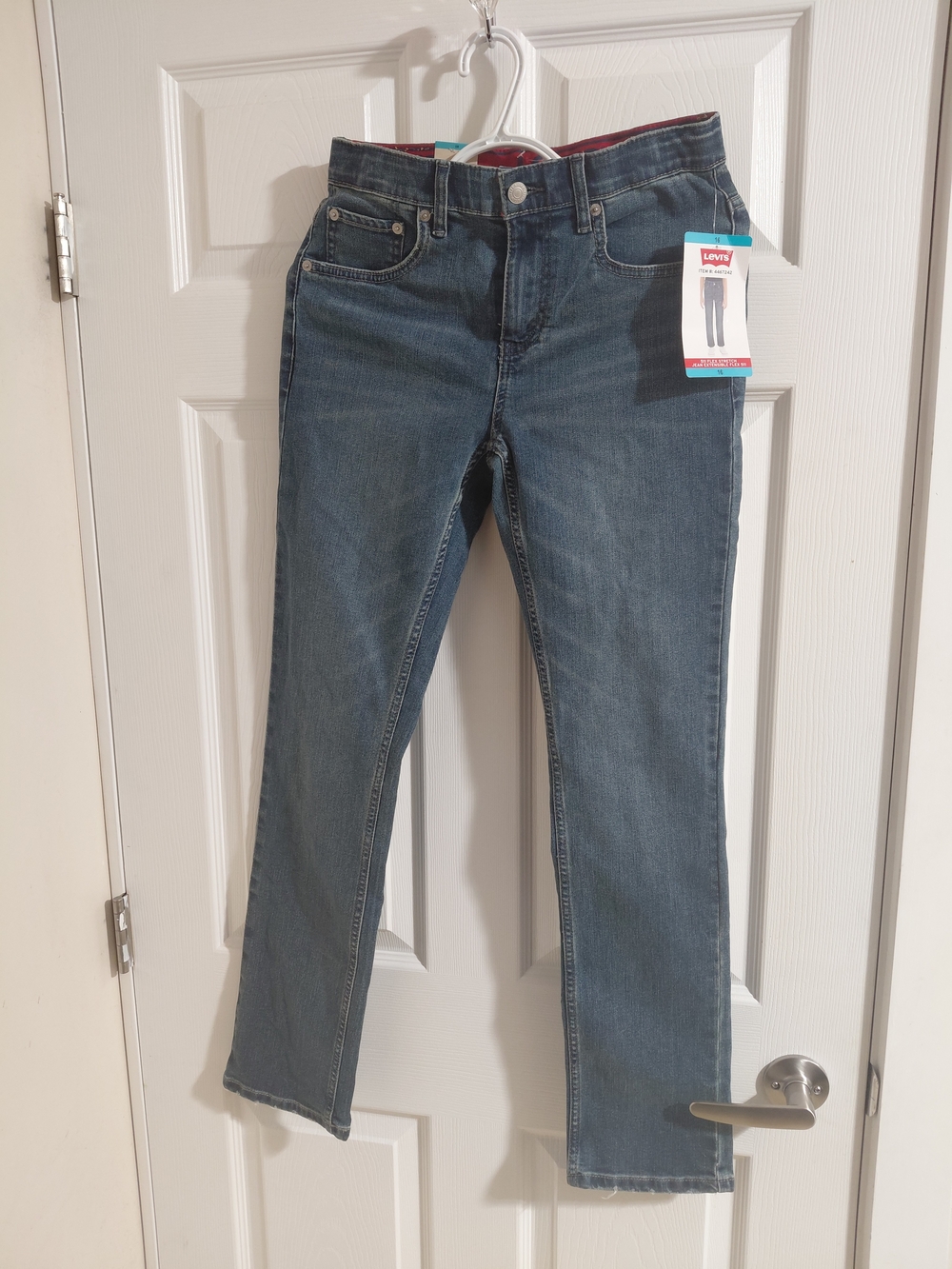 Levi's Youth Dark Blue Straight Leg Jeans